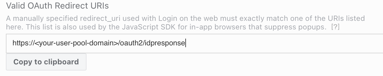 Add OAuth Redirect