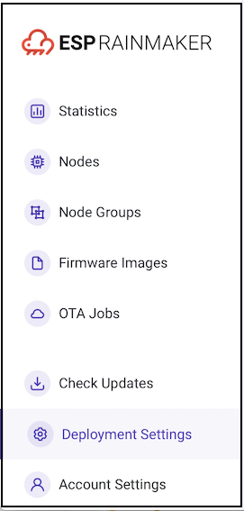 Deployment Settings