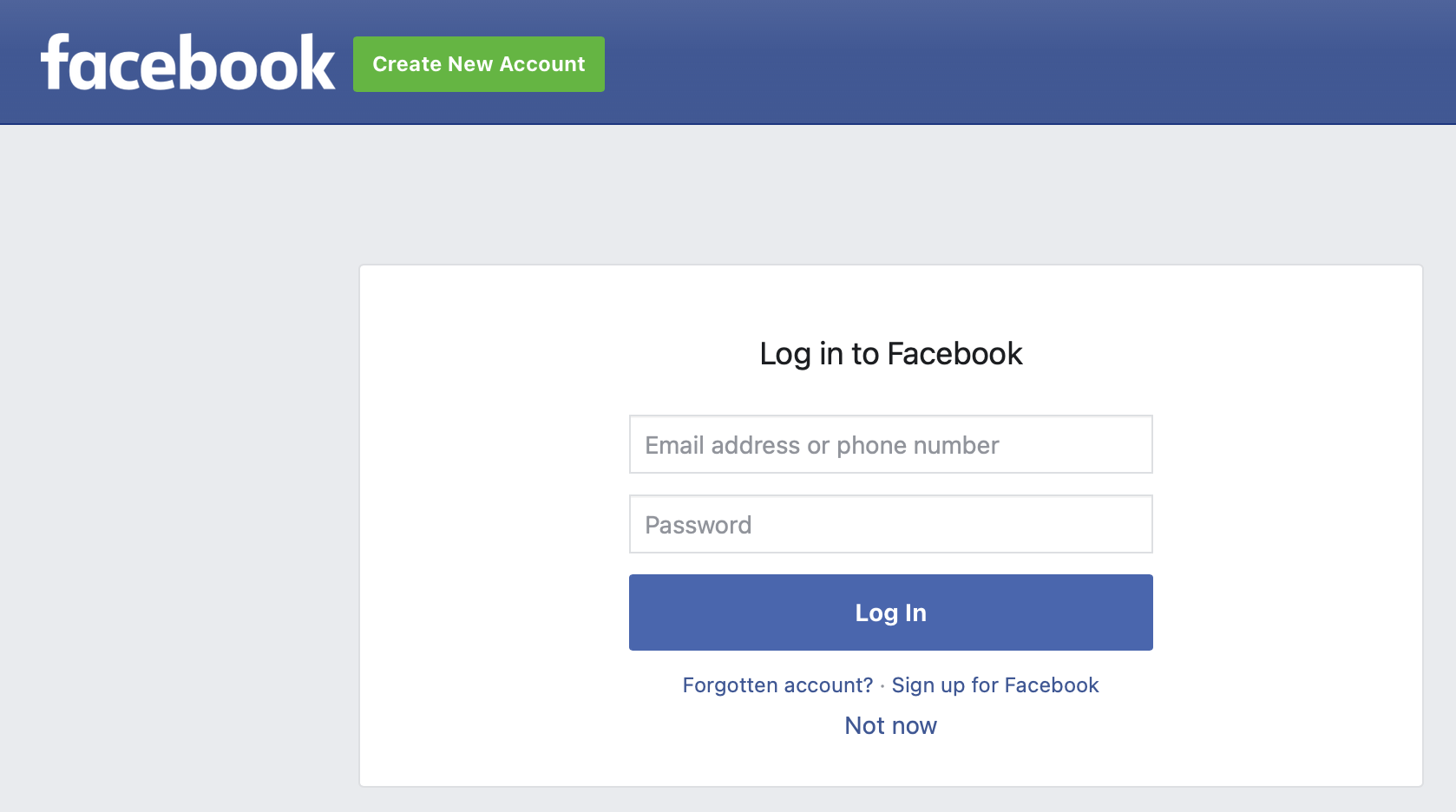 Facebook SignIn