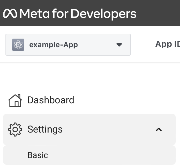 Settings Basic