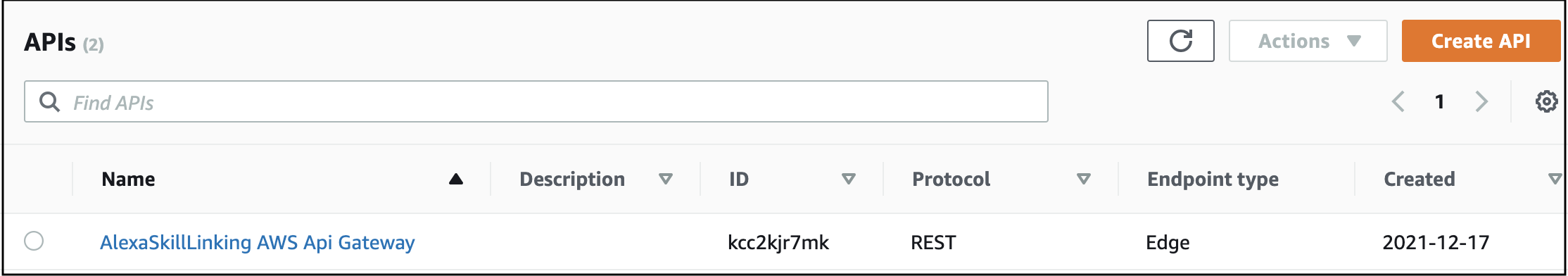 API gateway