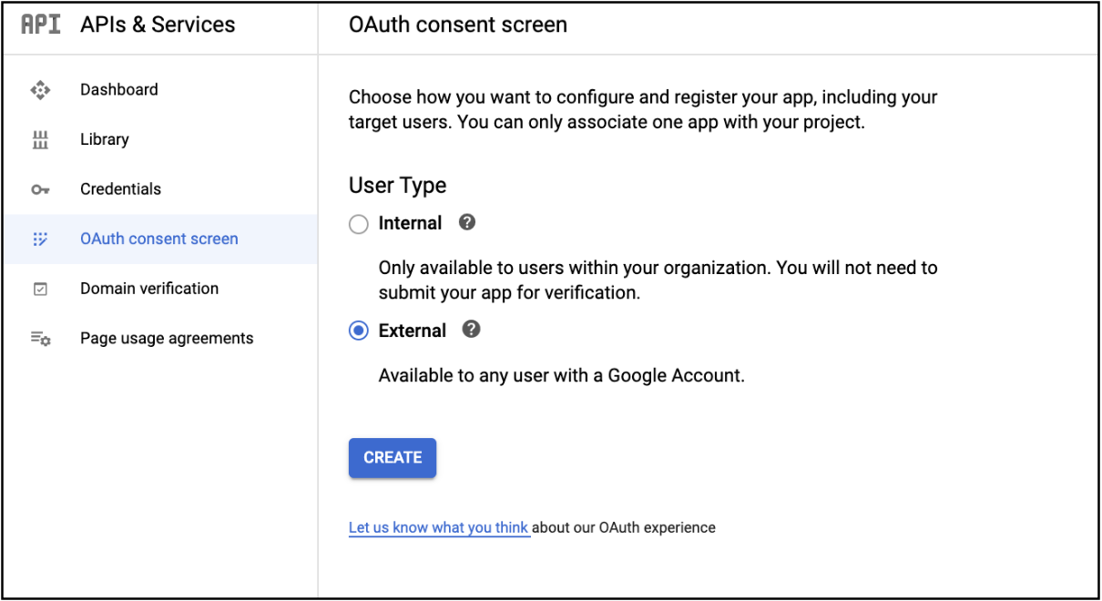 Google OAuth Consent Screen 